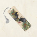 Winter Crow Wood Bookmark with Tassel