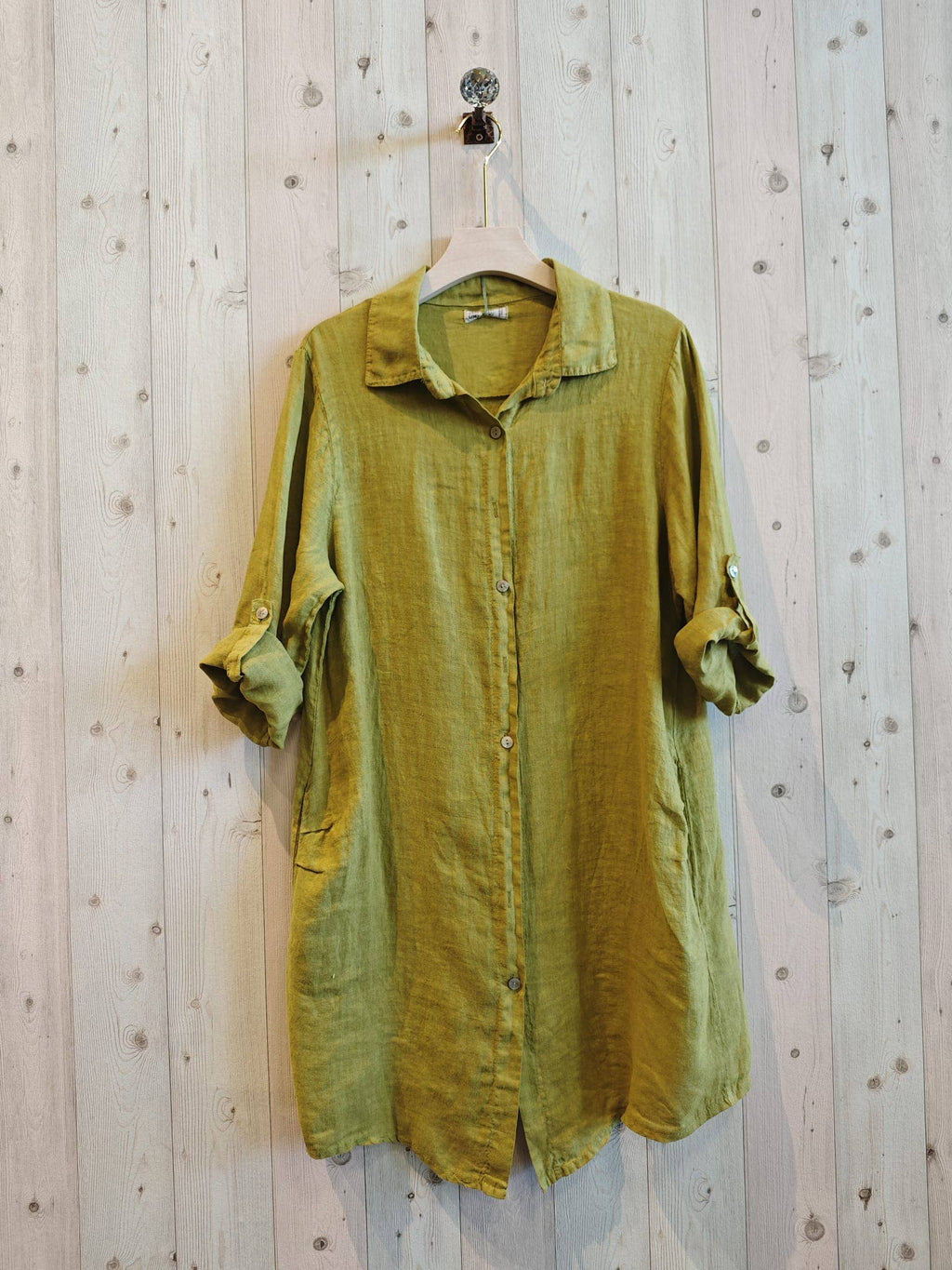 SHORT SHIRT 100% LINEN