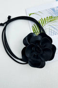 Bohemian Leather Flower Pendant Layered Belt