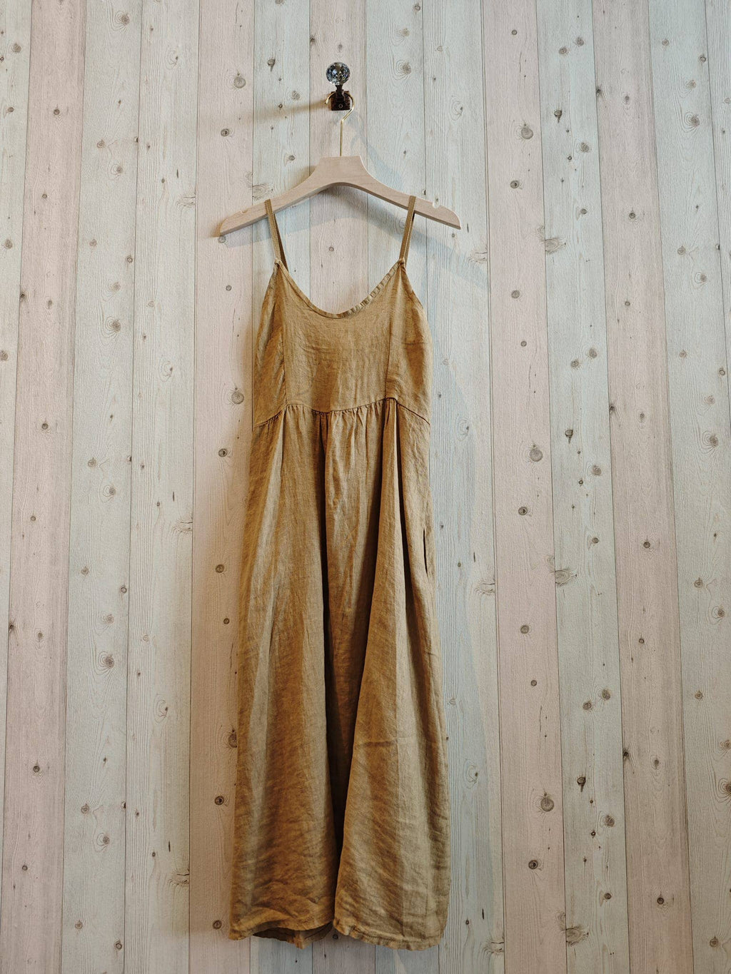 Ref-33195 STRAPPY DRESS 100% LINEN