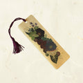 Luna Bouquet Wood Bookmark with Tassel