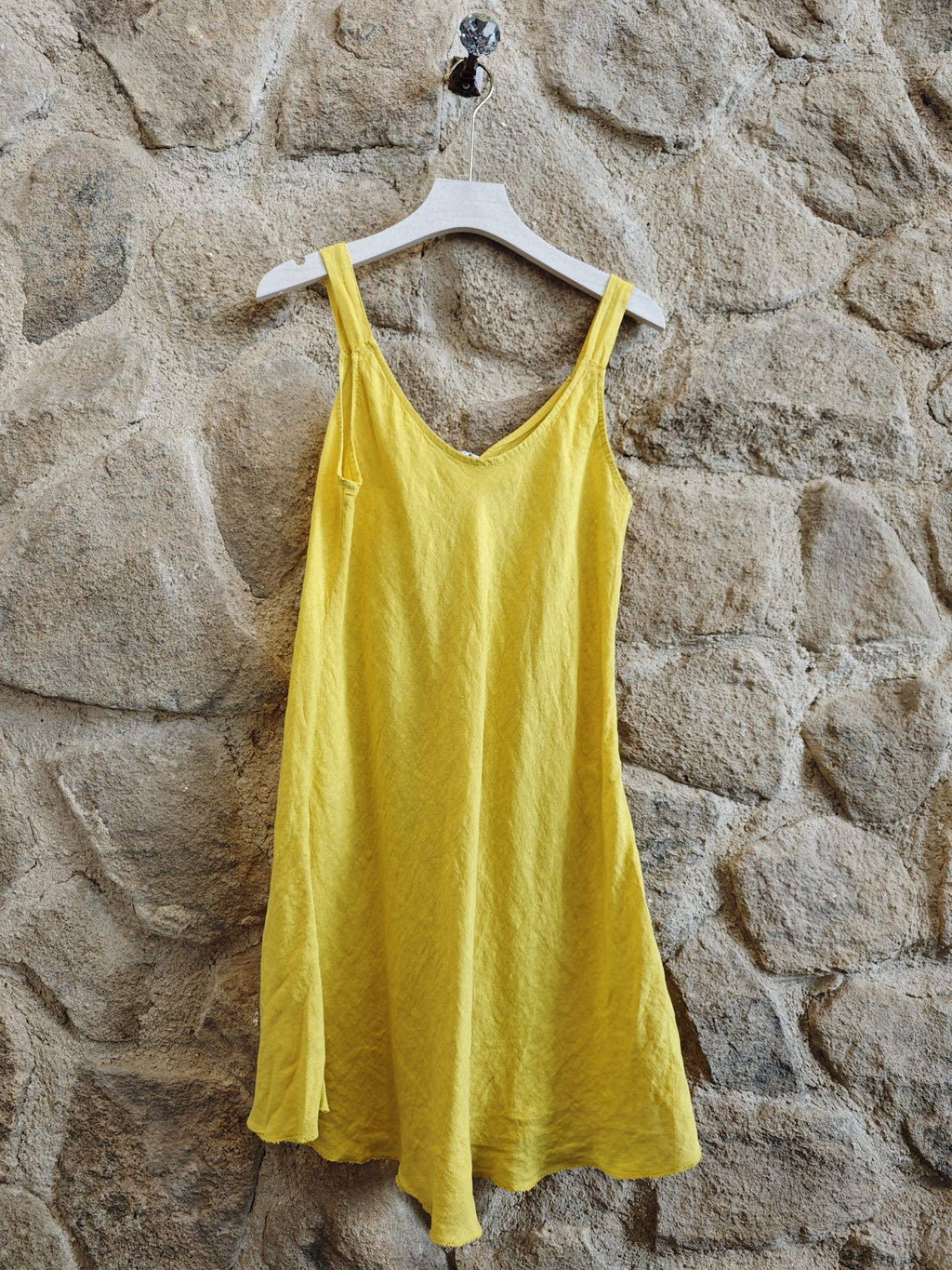 100% Linen Strappy Dress