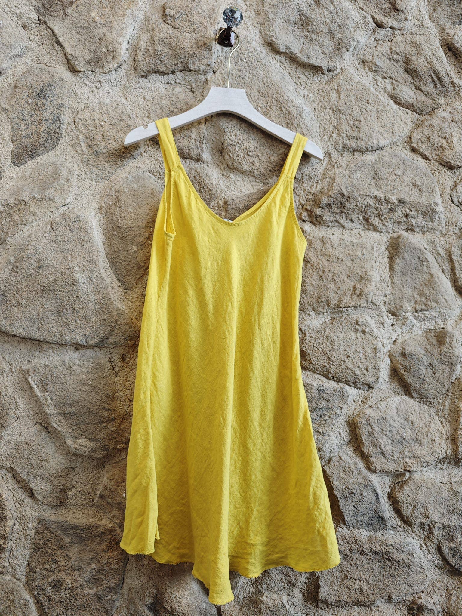 100% Linen Strappy Dress