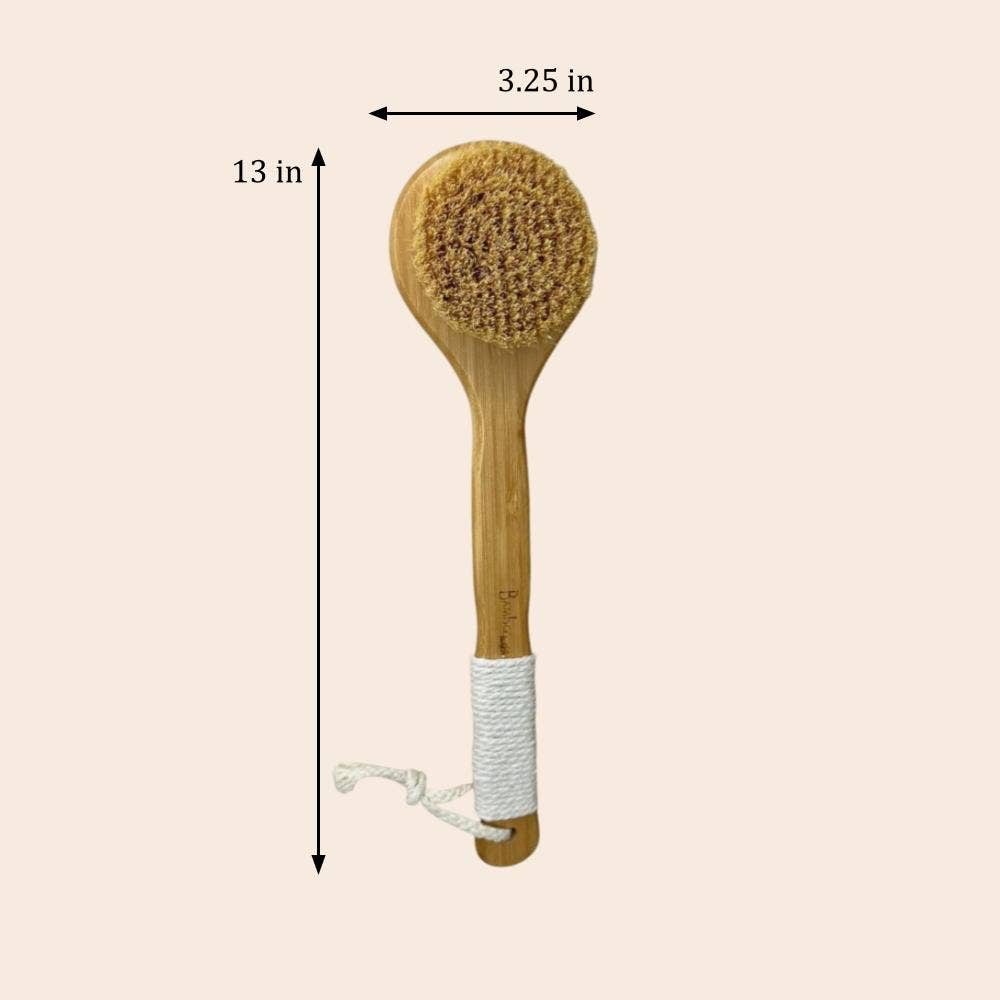 Vegan Bamboo Exfoliating Dry Brush | Skin Care Bestseller
