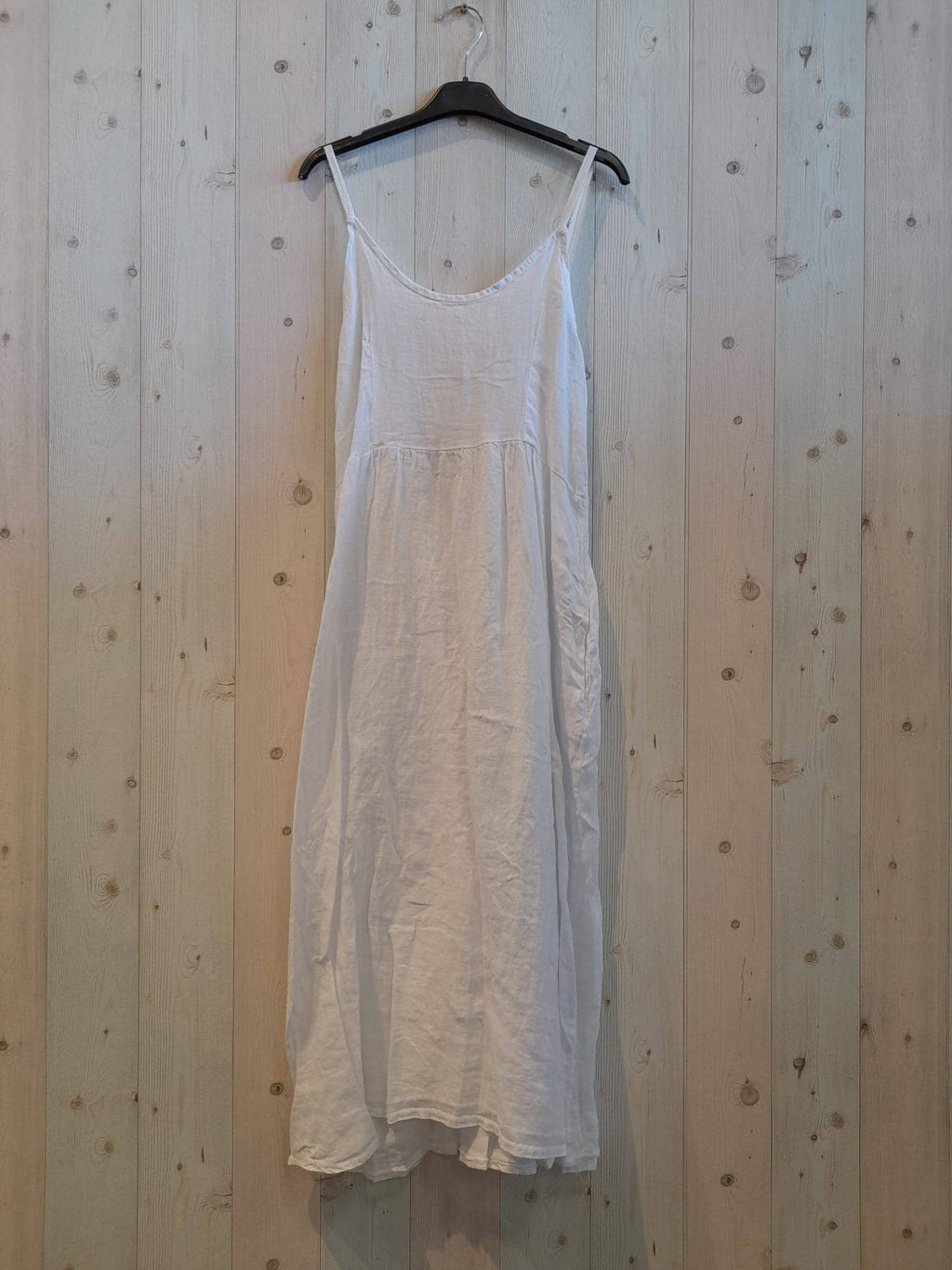 Ref-33195 STRAPPY DRESS 100% LINEN