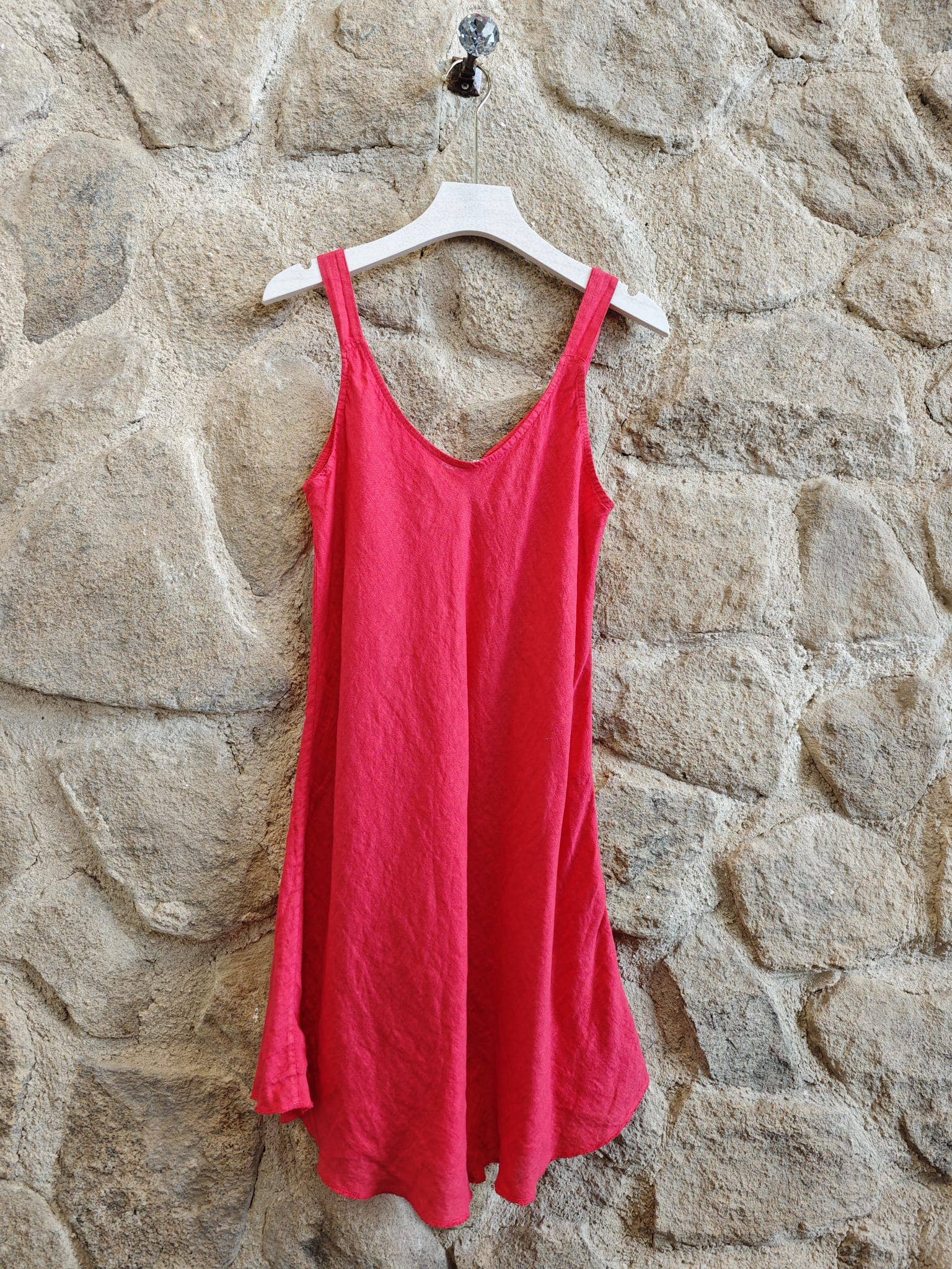 100% Linen Strappy Dress