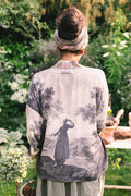 Still I Rise Pixie Duster Cropped Kimono w Sunrise Woman
