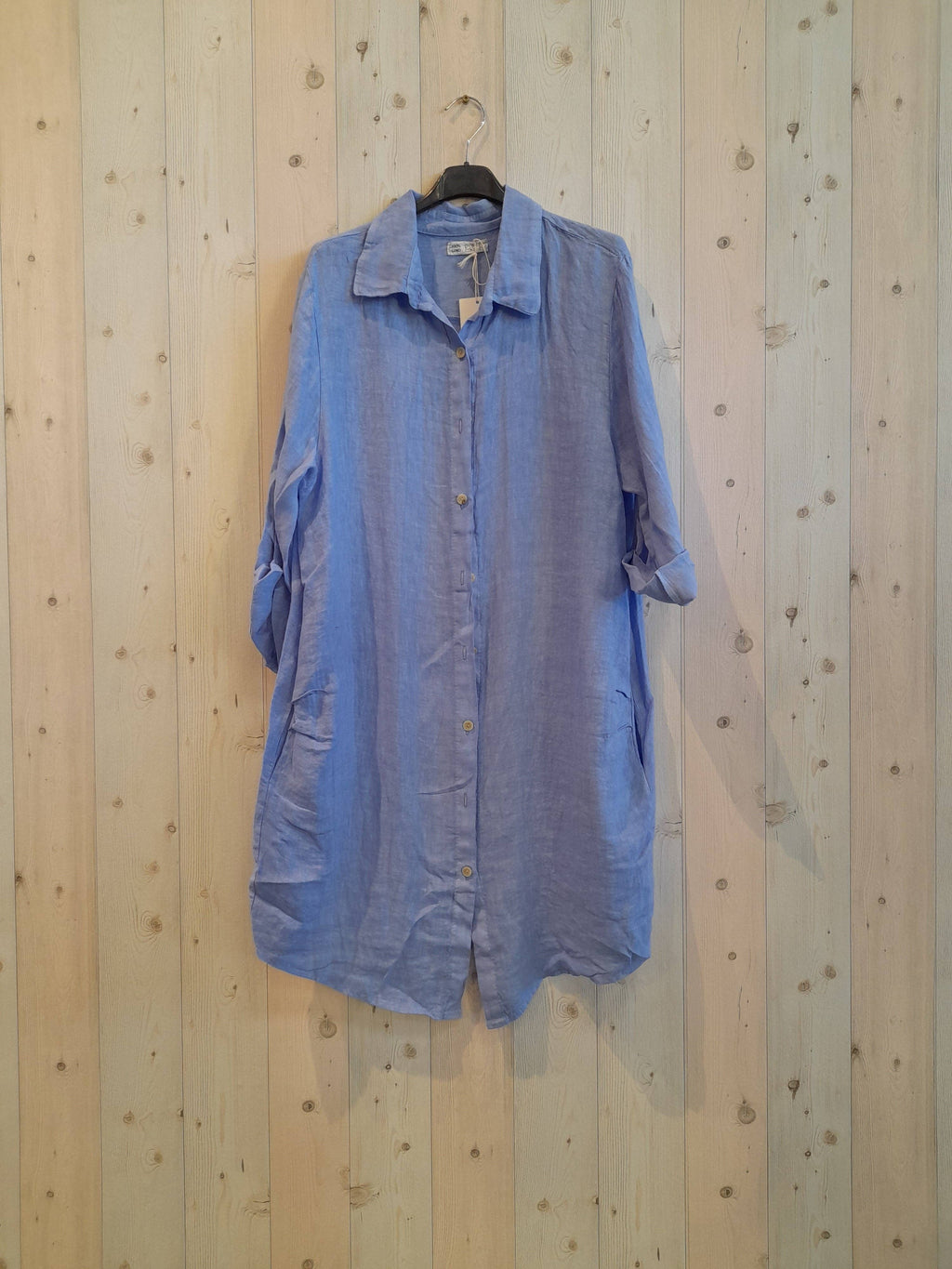 SHORT SHIRT 100% LINEN