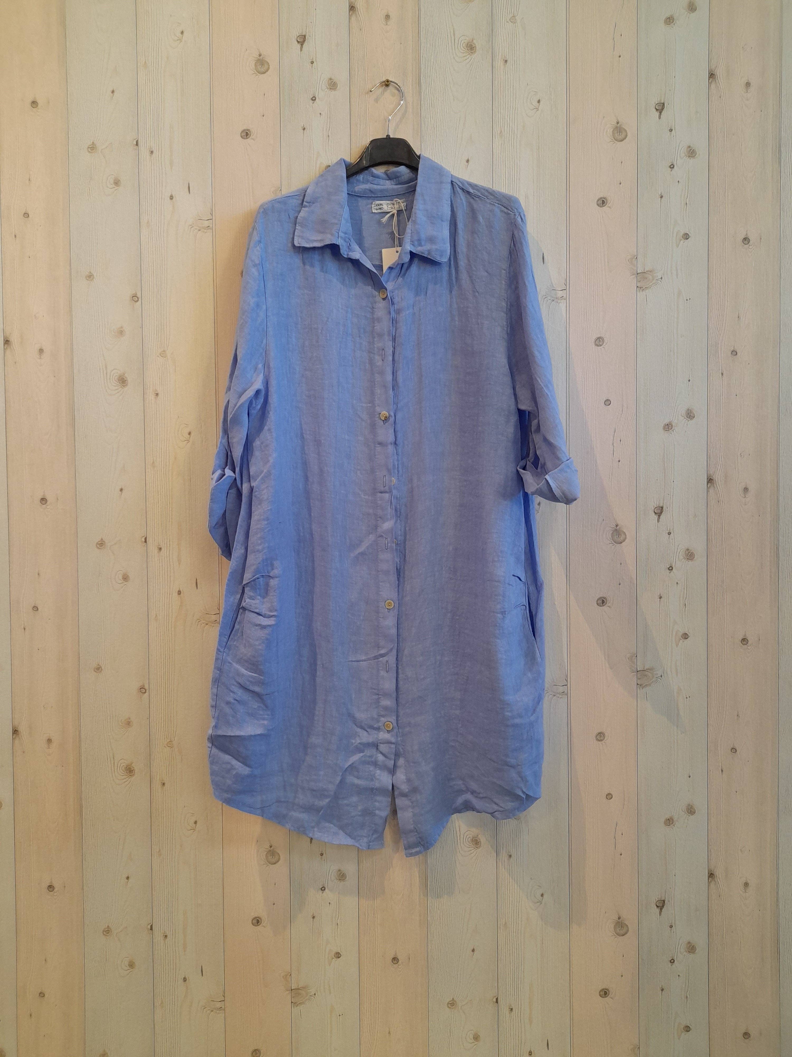 SHORT SHIRT 100% LINEN