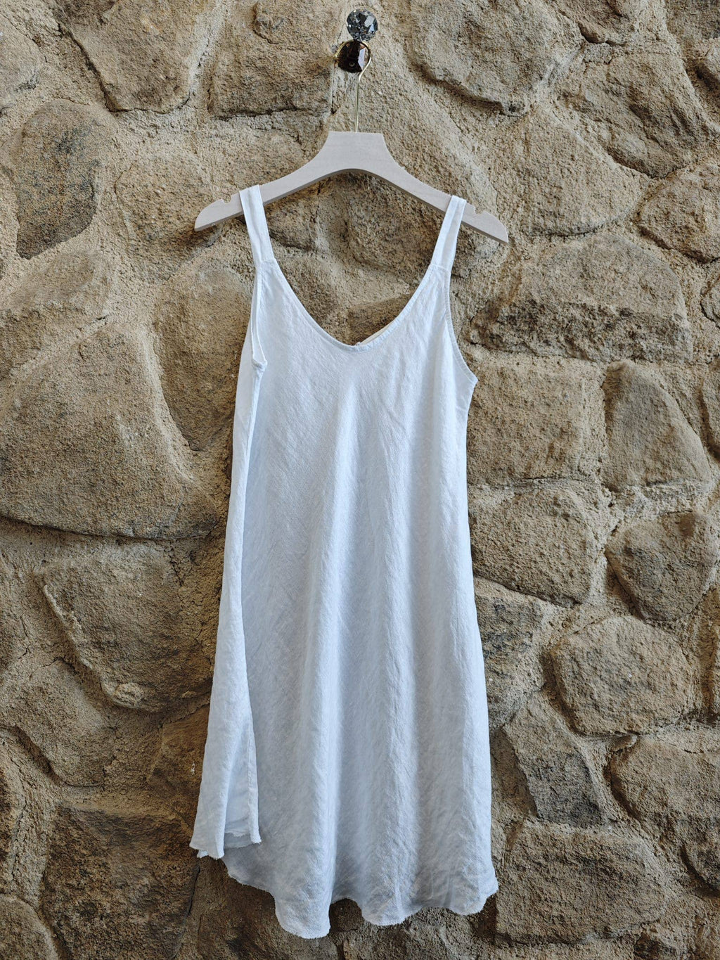 100% Linen Strappy Dress