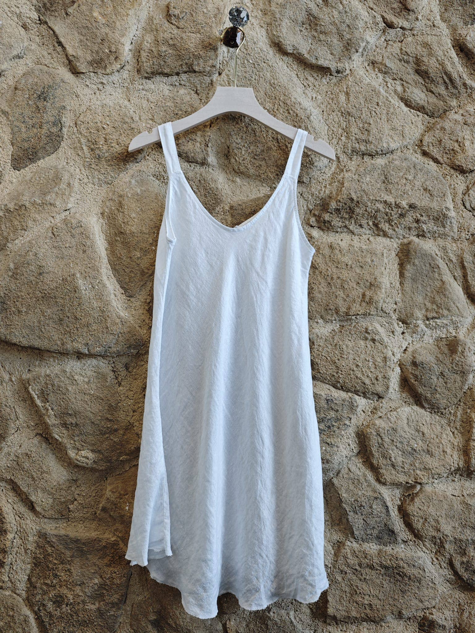100% Linen Strappy Dress
