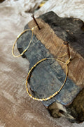 Elvera XL Earrings Gold