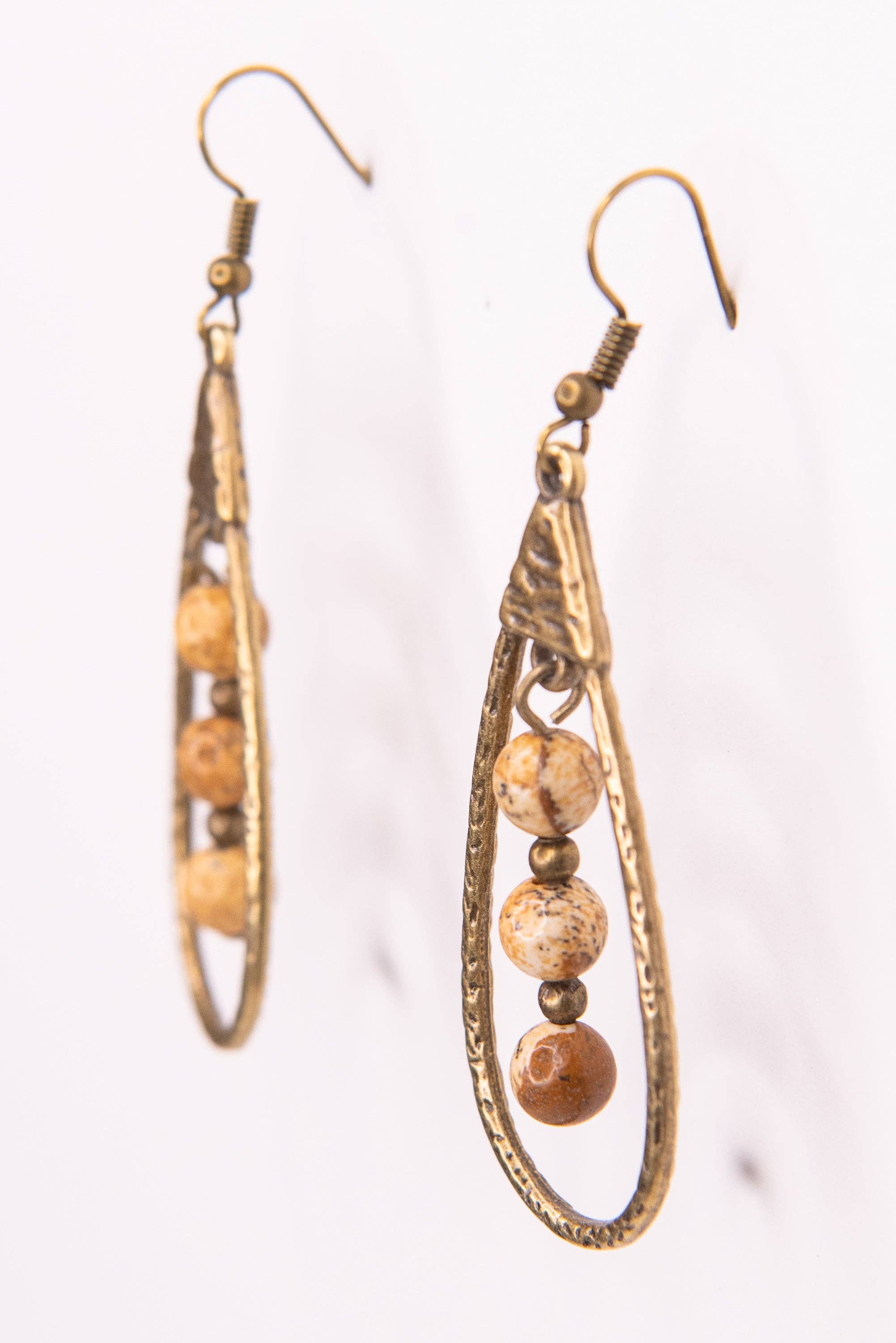 Sherri Earrings in Jasper