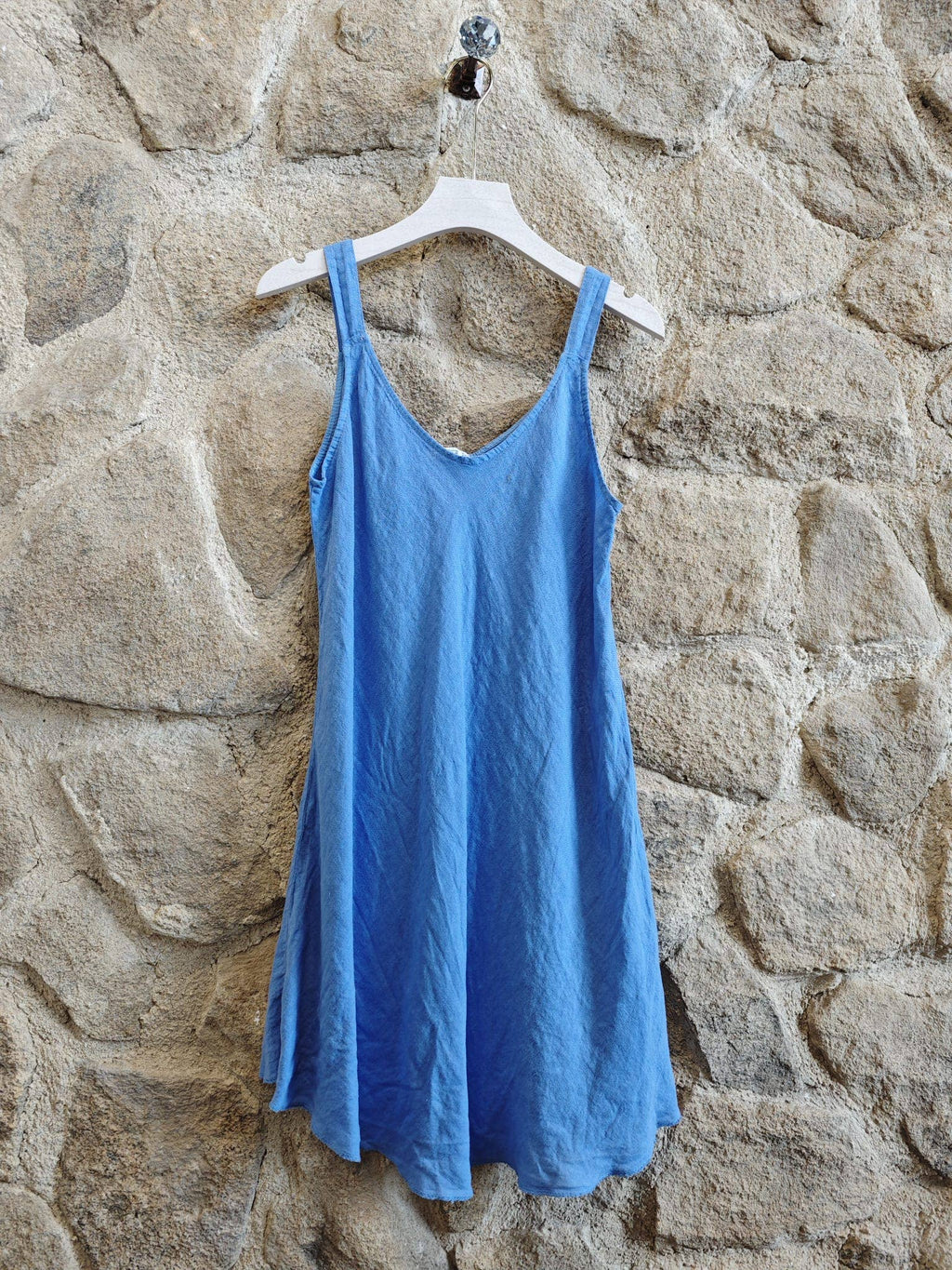 100% Linen Strappy Dress