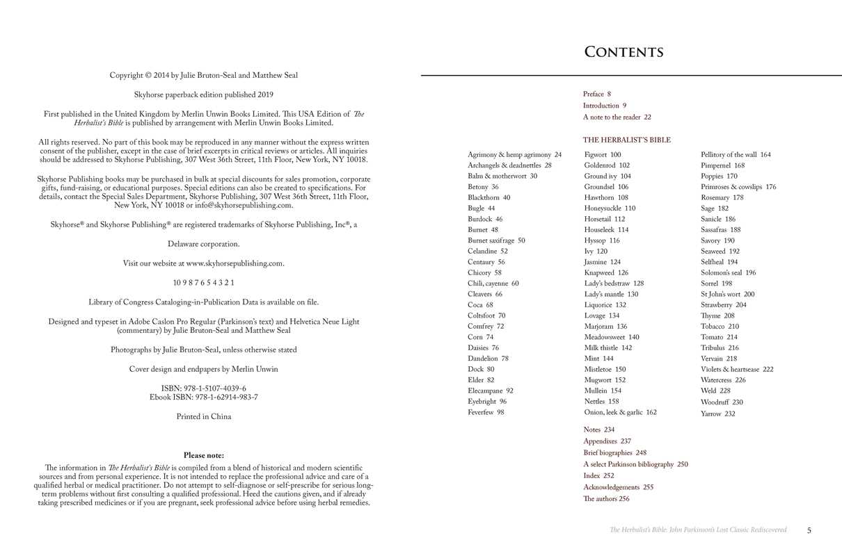 Herbalist's Bible by Julie Bruton-Seal