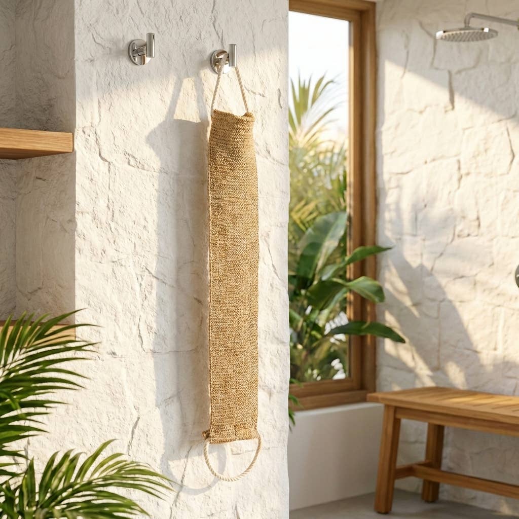 Sisal Linen Back Exfoliating Strap | Earth Day Bestseller