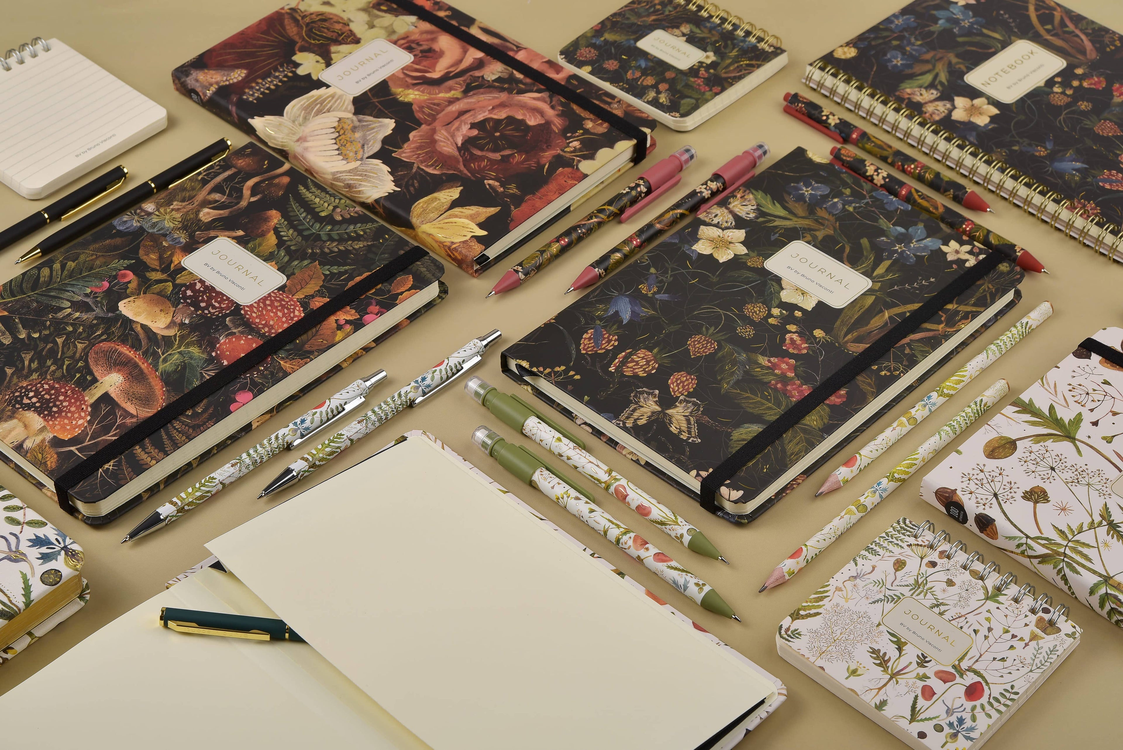 Hardcover Journal A5 - Forest Mushrooms