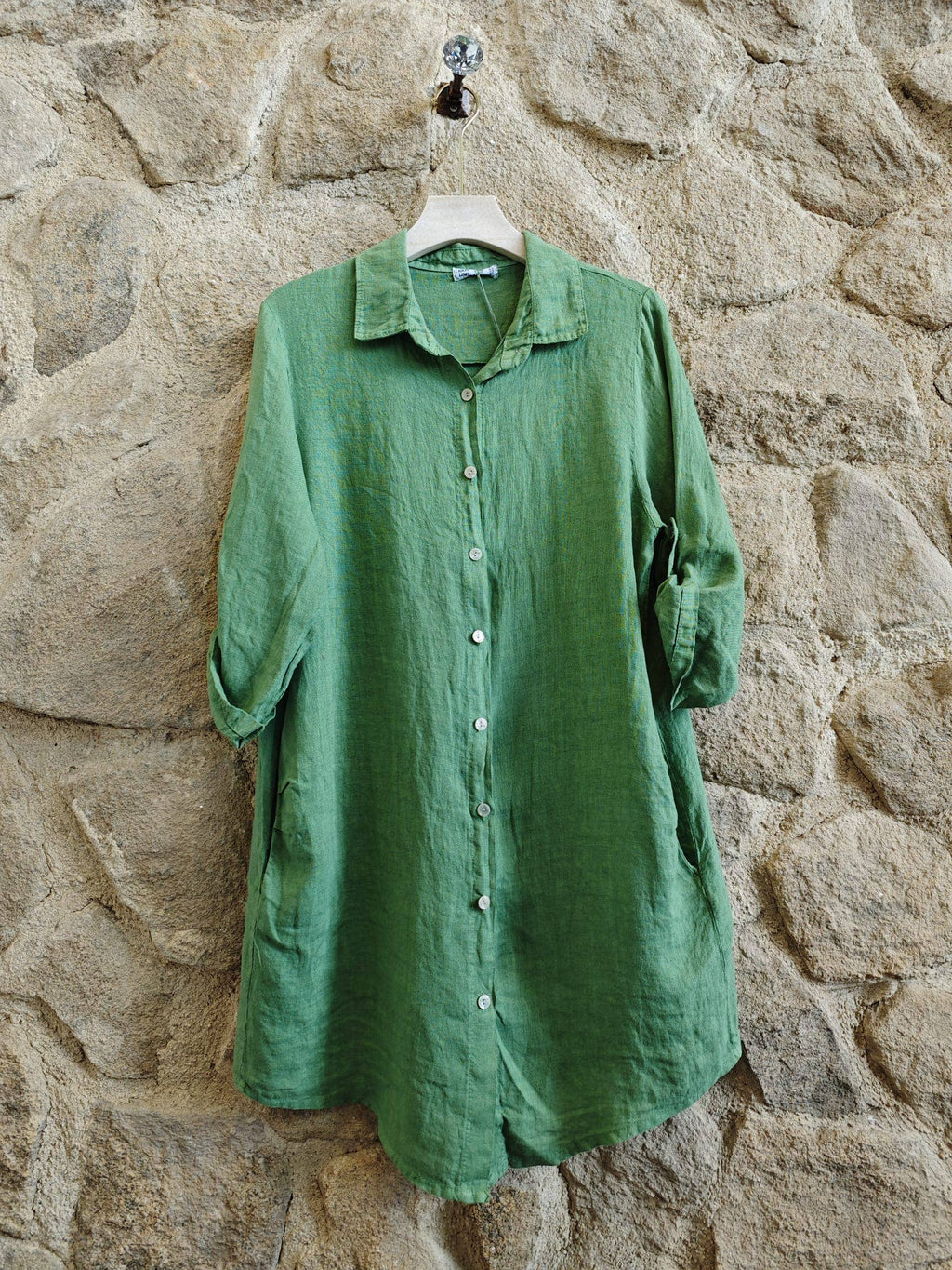 SHORT SHIRT 100% LINEN