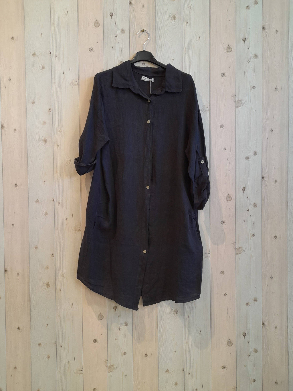SHORT SHIRT 100% LINEN