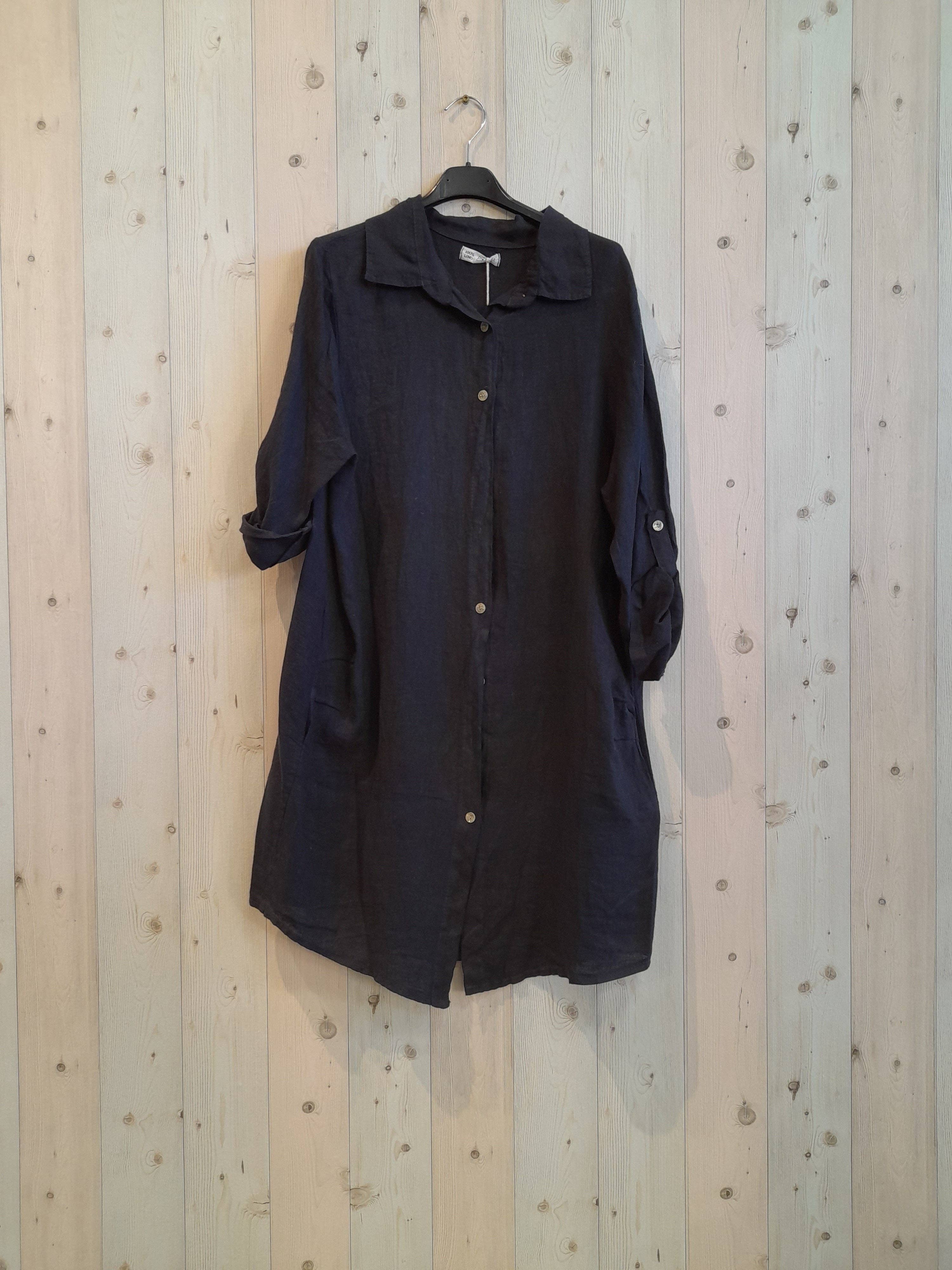 SHORT SHIRT 100% LINEN
