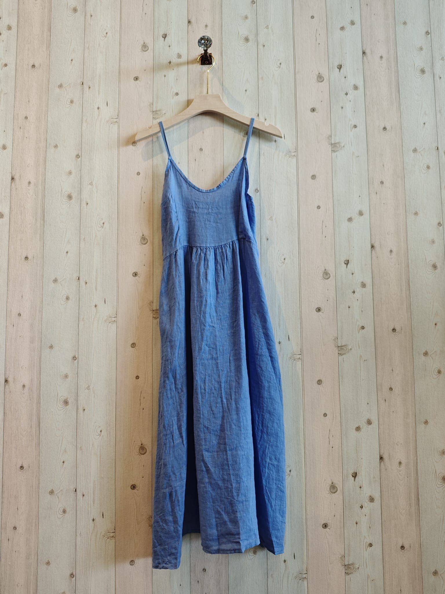 Ref-33195 STRAPPY DRESS 100% LINEN
