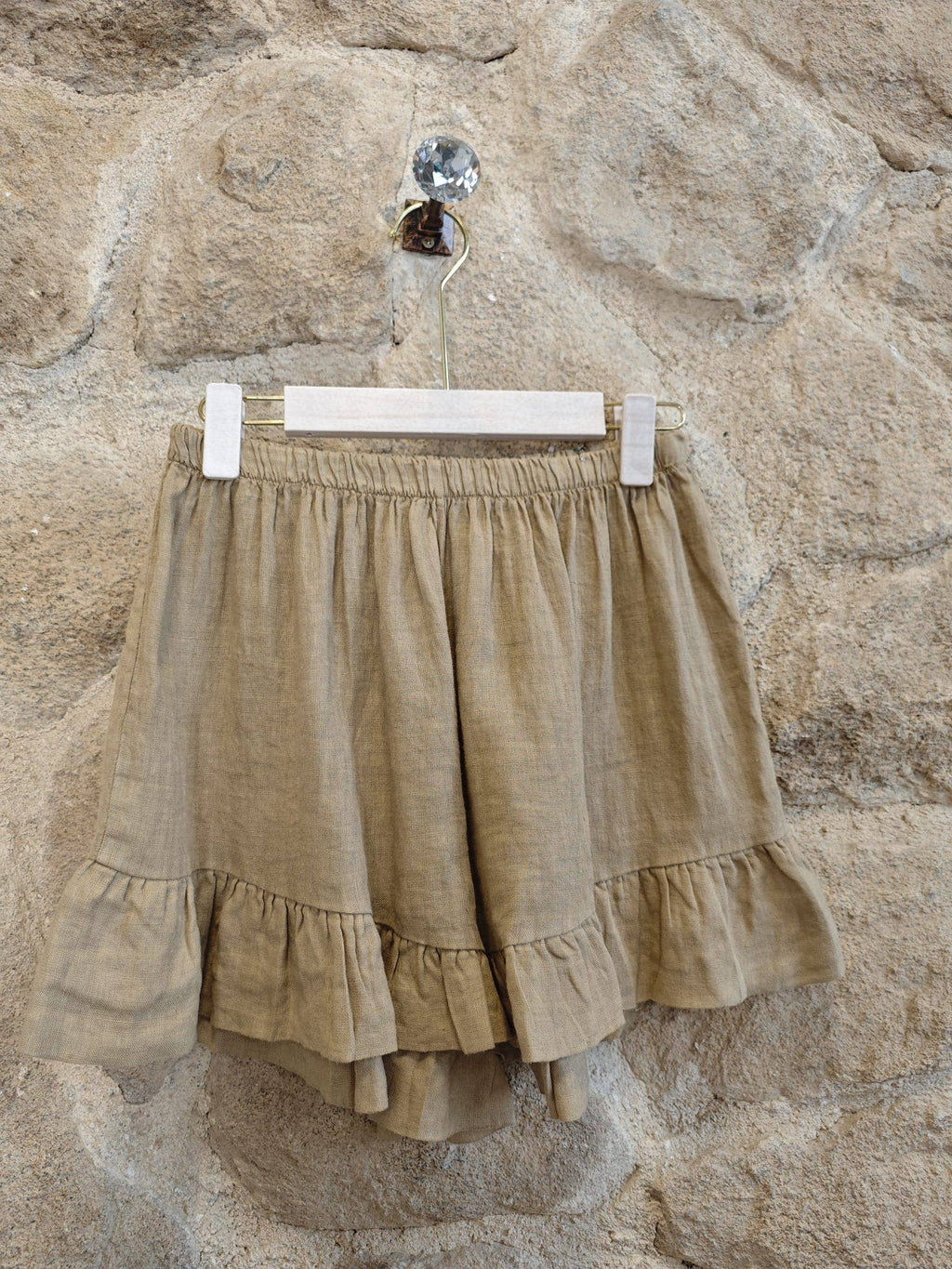 Ref-6575 SHORT LINEN PANTS 100%