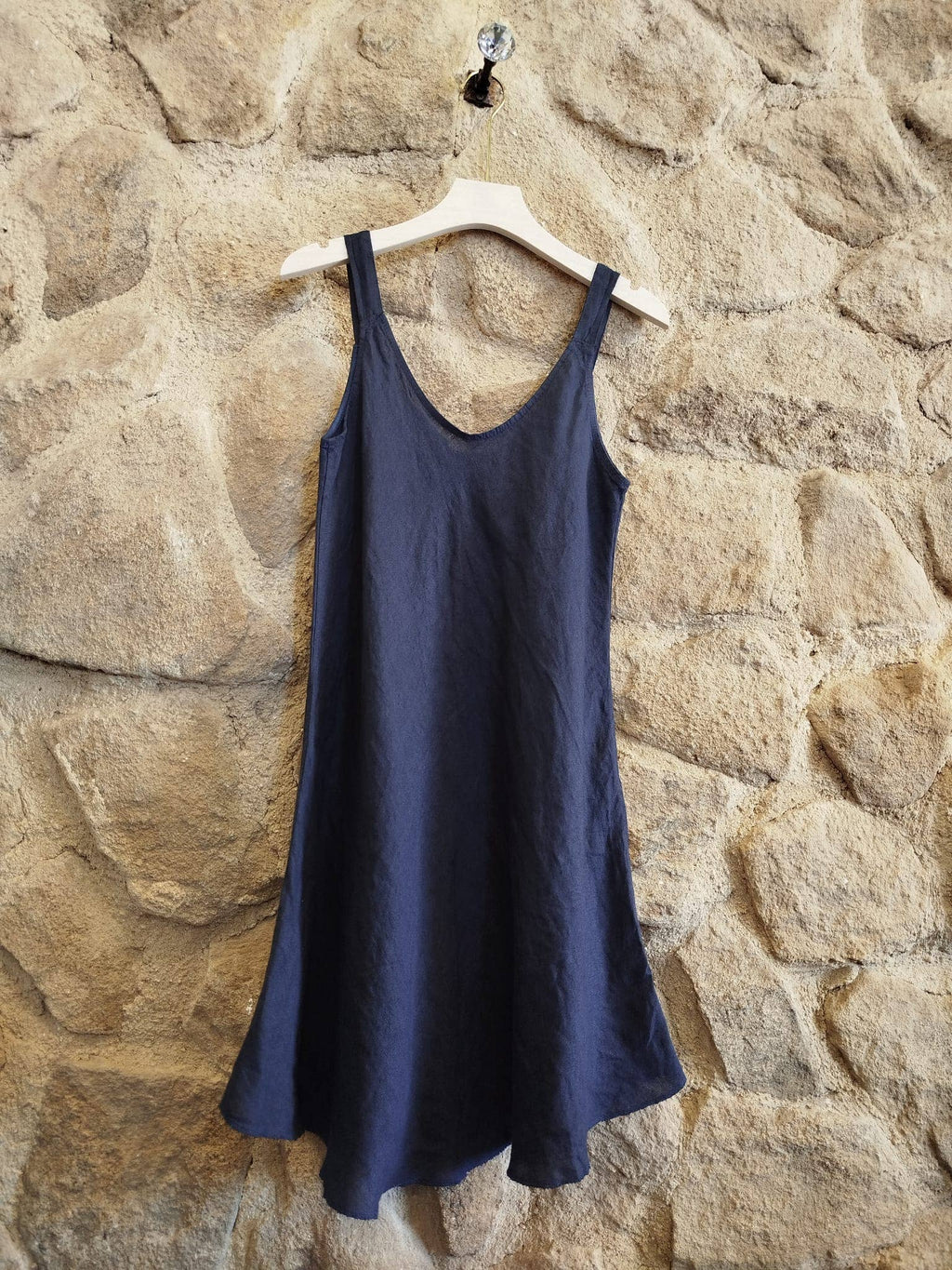 100% Linen Strappy Dress