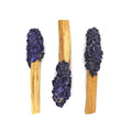Palo Santo Pops - Dipped Amethyst Bloom (3-4 in.)