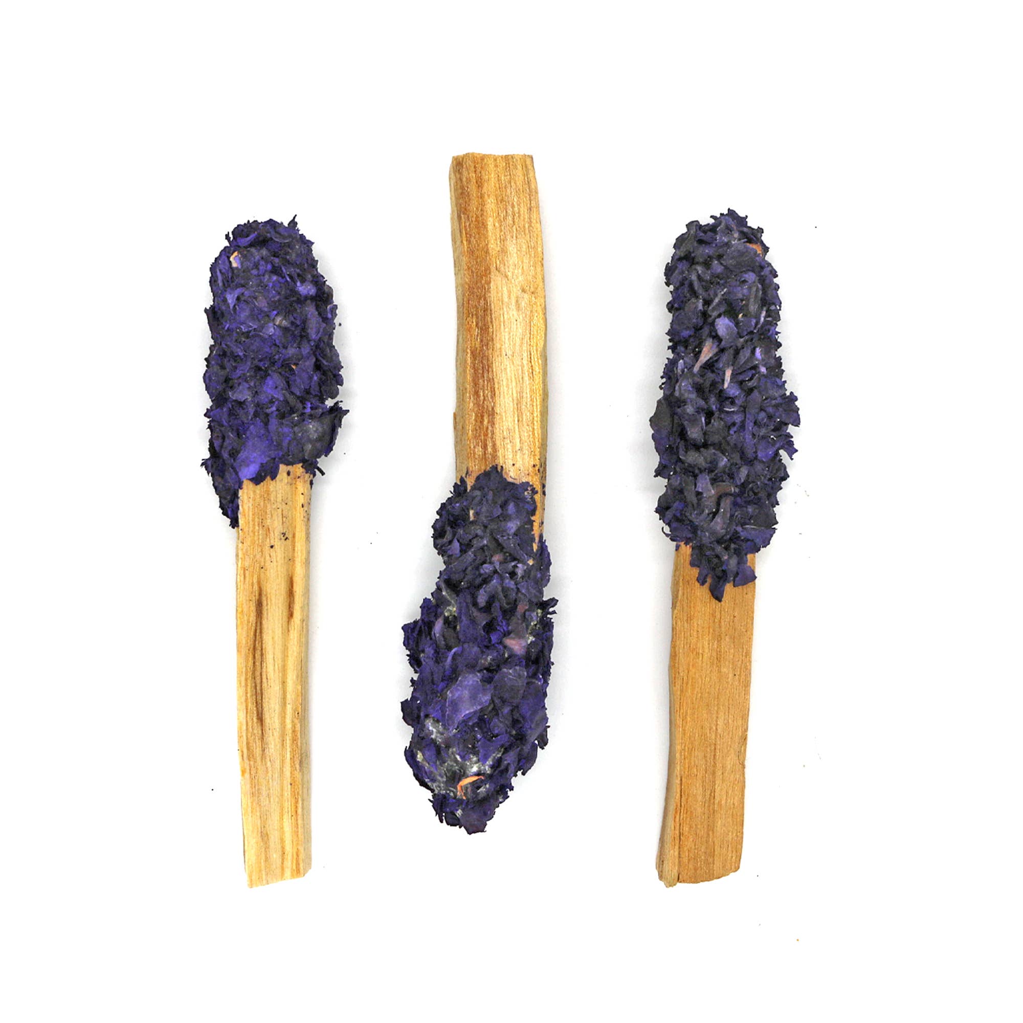 Palo Santo Pops - Dipped Amethyst Bloom (3-4 in.)