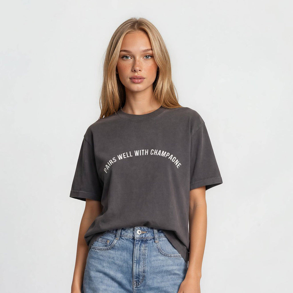 Pairs Well with Champagne® Garment Dye Tee