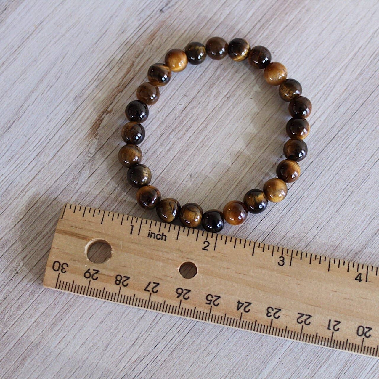 Tiger's Eye Bracelet 4mm/6mm/8mm - Crystals & Stones