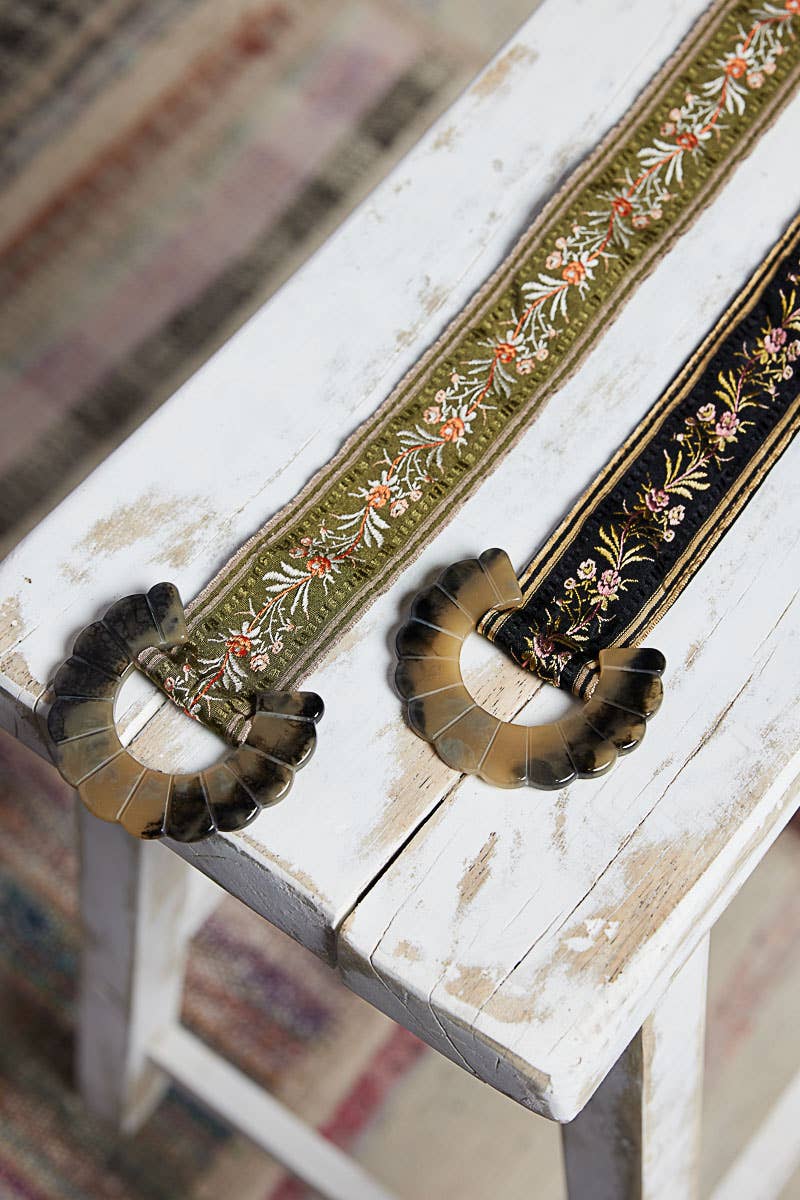 Embroidered Floral Pattern BELT195