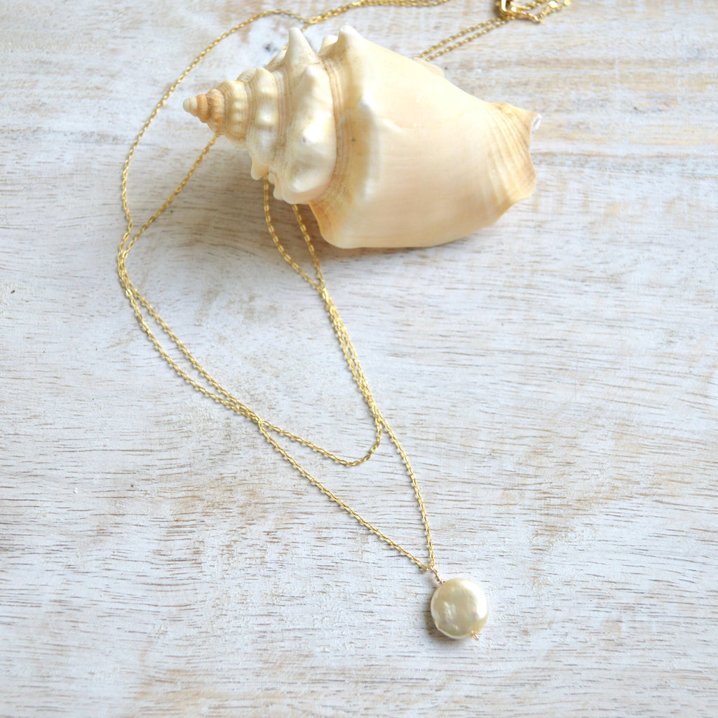 Double Strand Pearl Necklace