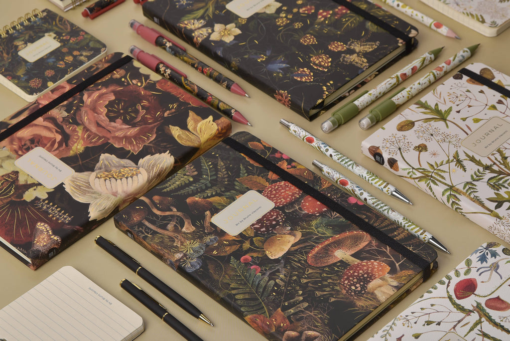 Hardcover Journal A5 - Forest Mushrooms