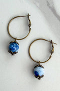 Yvonne Earrings-Blue
