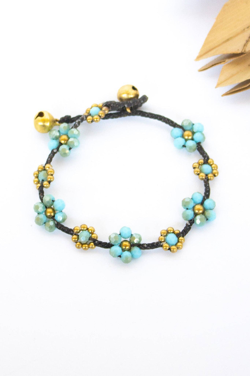 Crystal Flower Bracelet 5-Pack