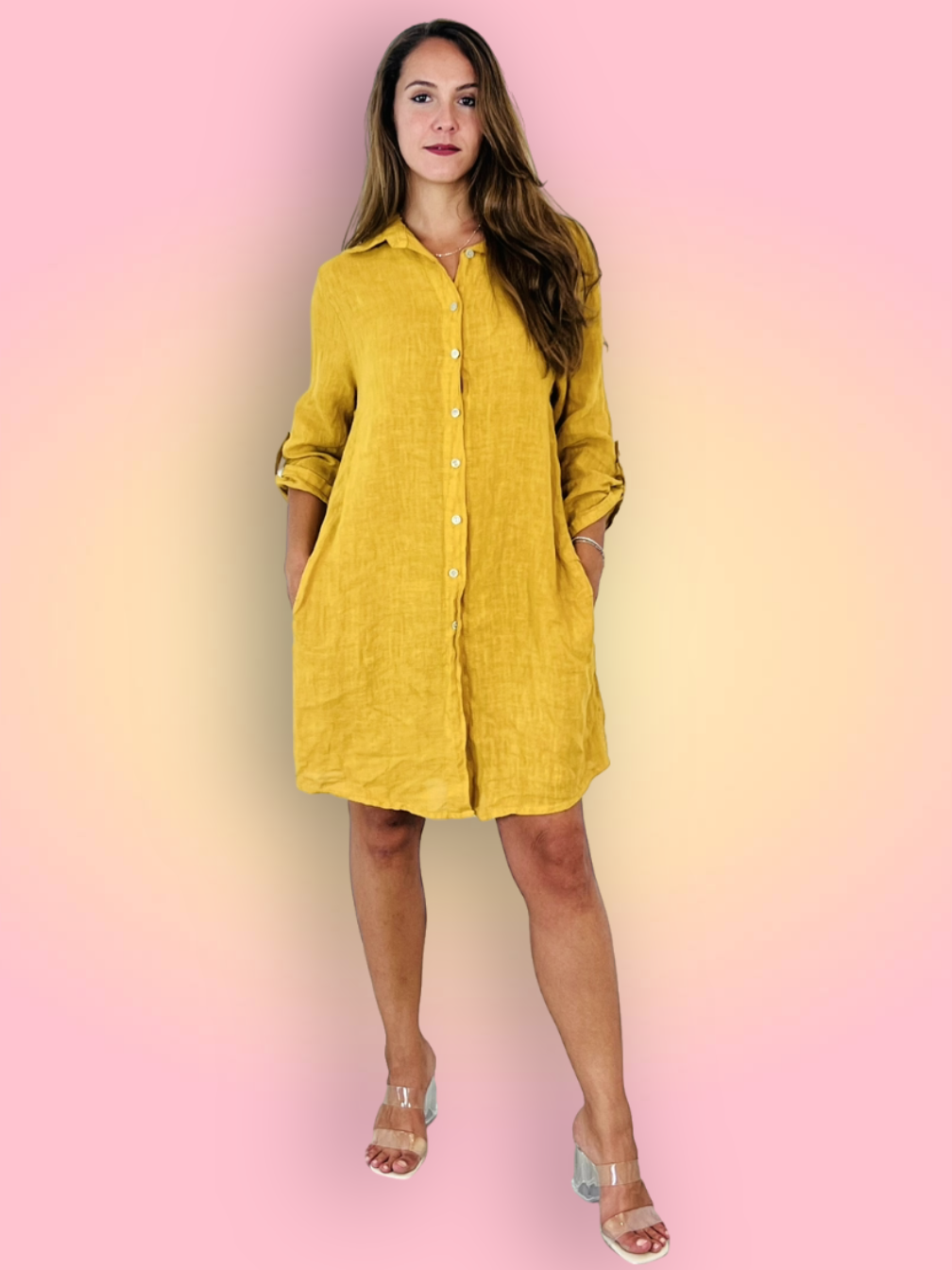 SHORT SHIRT 100% LINEN