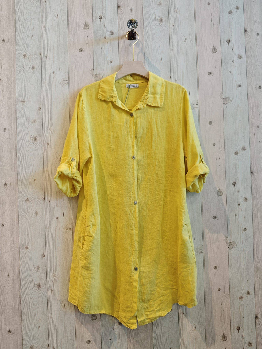 SHORT SHIRT 100% LINEN