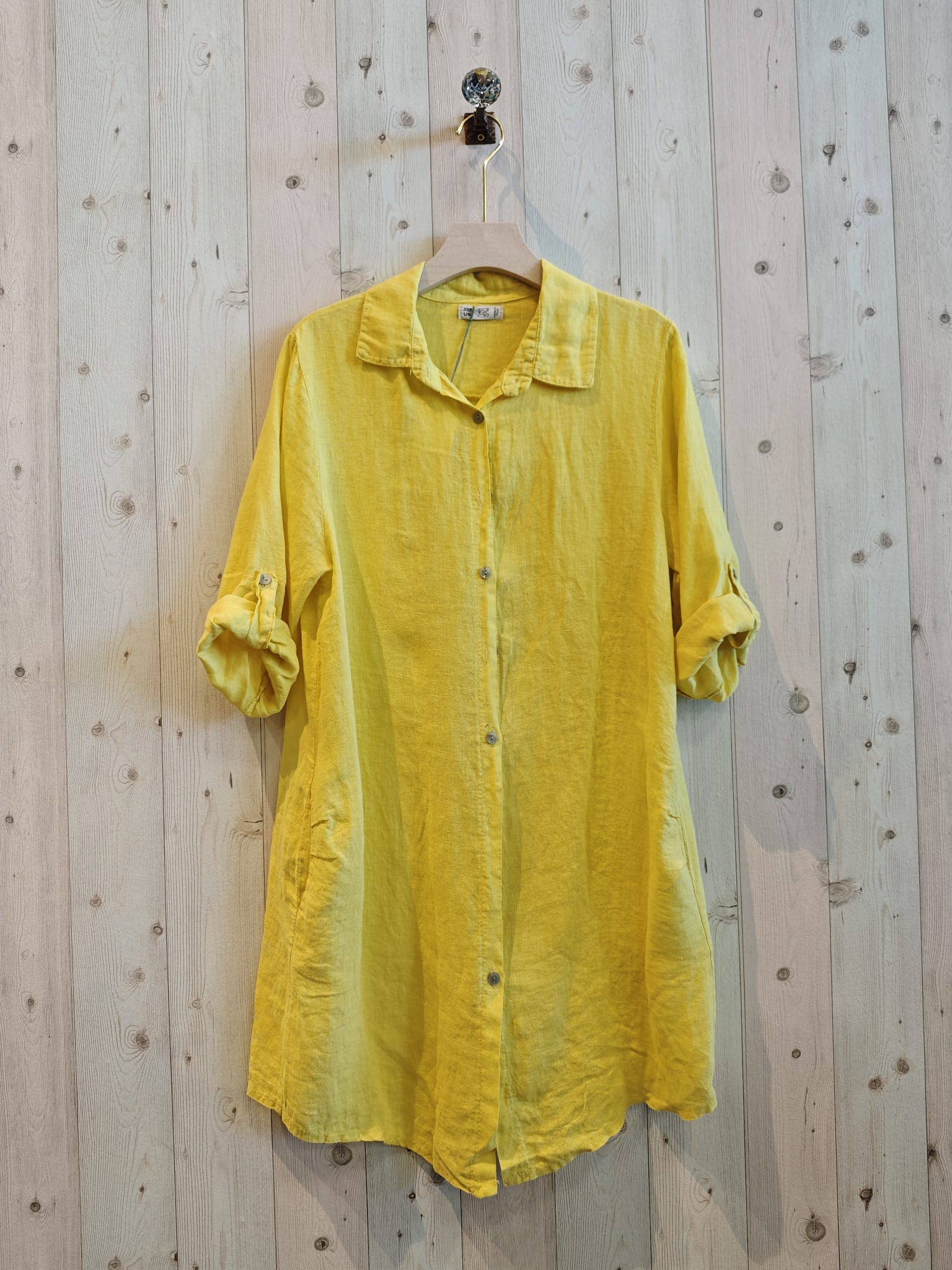 SHORT SHIRT 100% LINEN