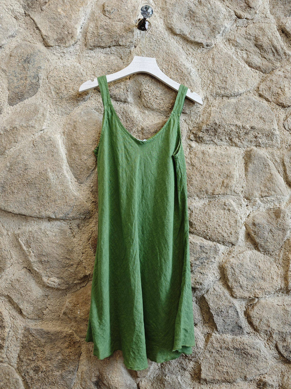 100% Linen Strappy Dress