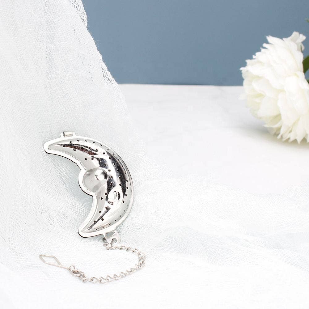 Crescent Moon Shaped Stainless Steel Tea Infuser