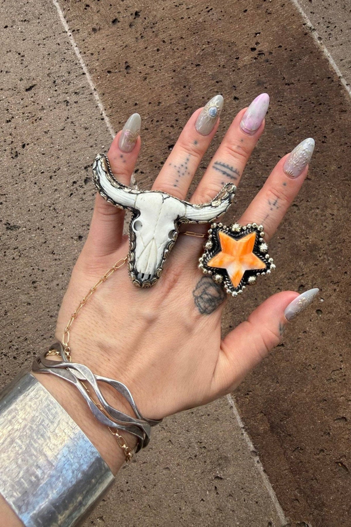Starburst Star Ring