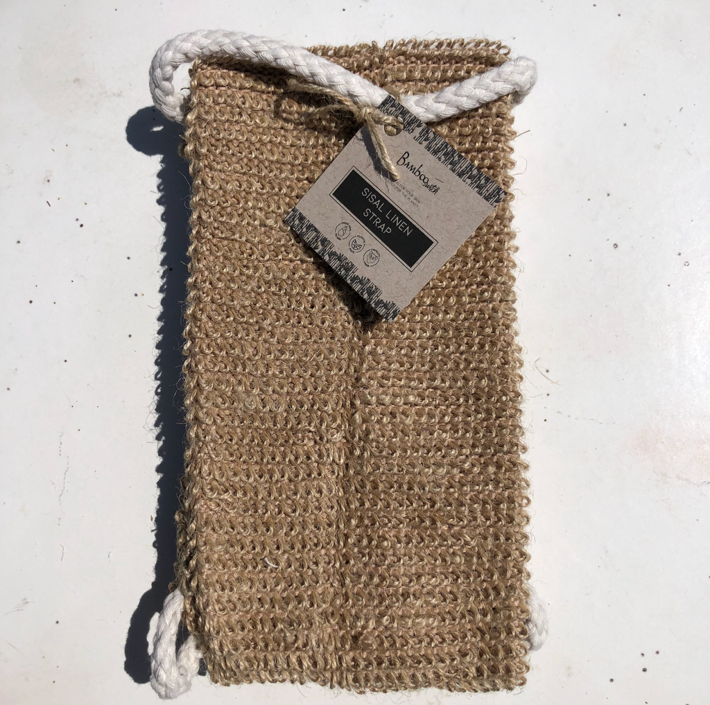 Sisal Linen Back Exfoliating Strap | Earth Day Bestseller