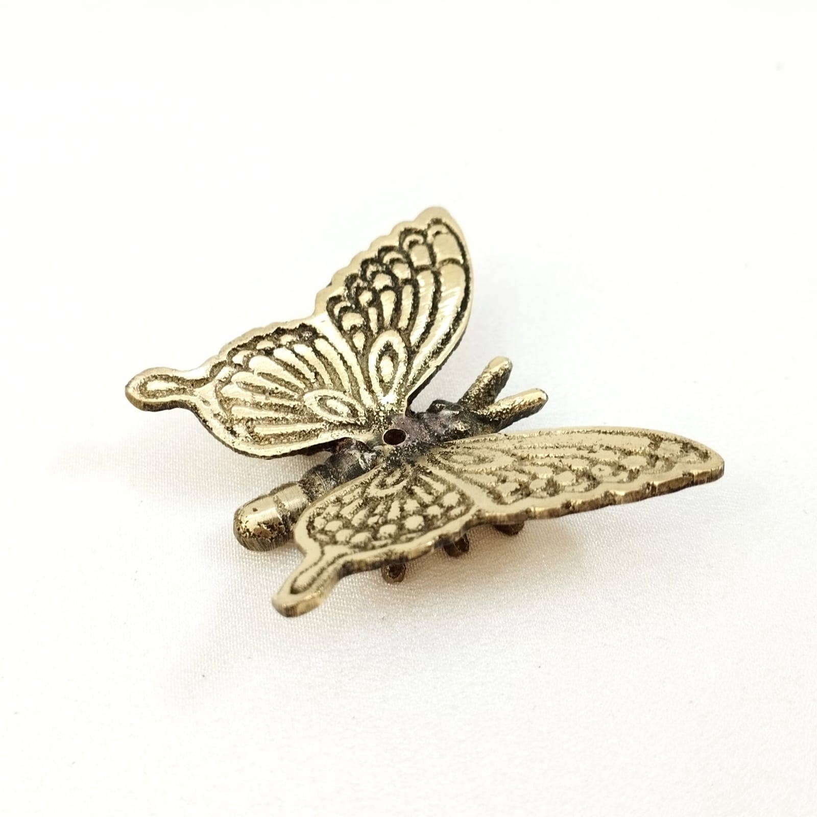 Brass Incense Holder Butterfly - 4,5 x 4 cm / 6 x 5 cm