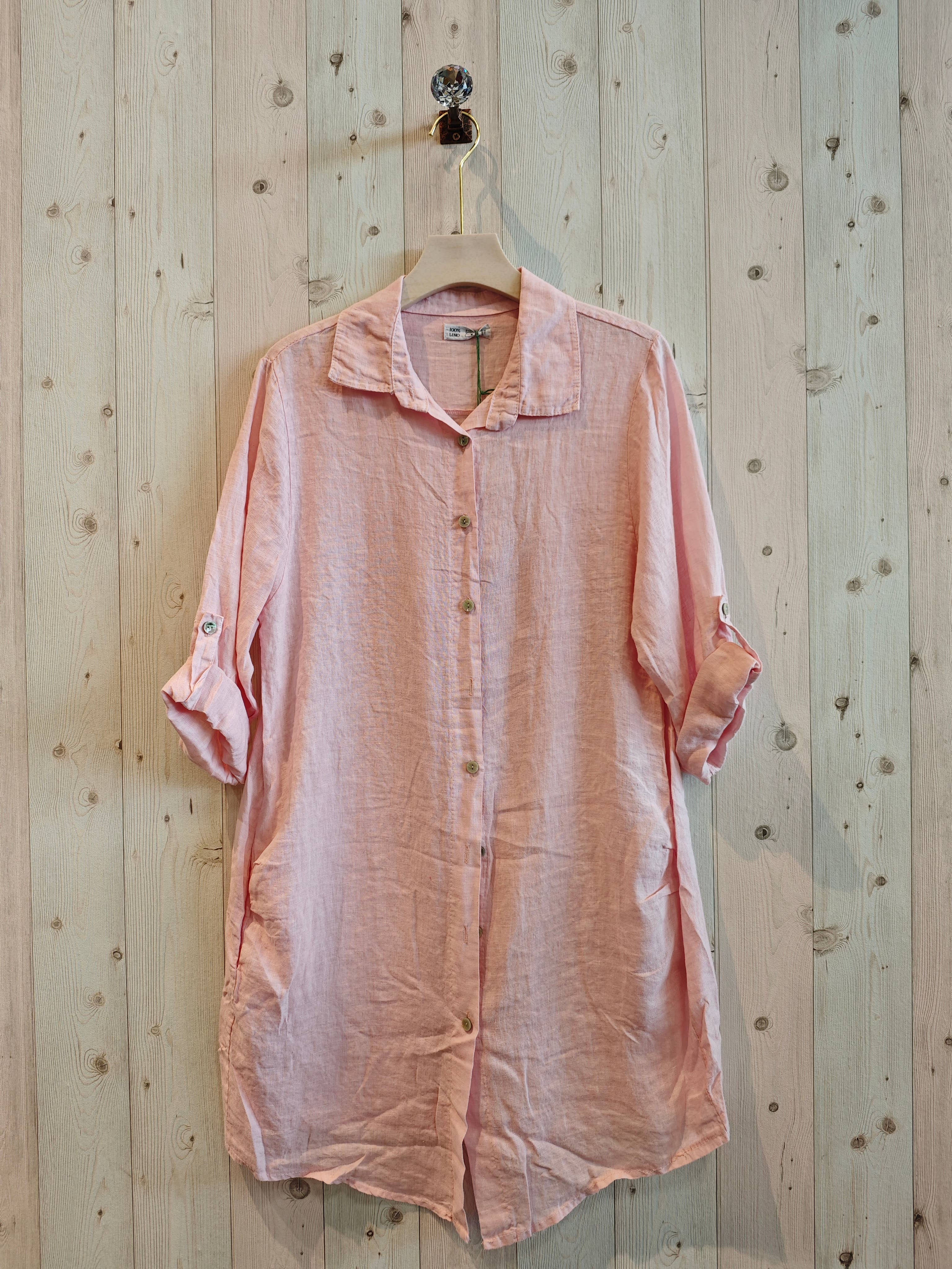 SHORT SHIRT 100% LINEN