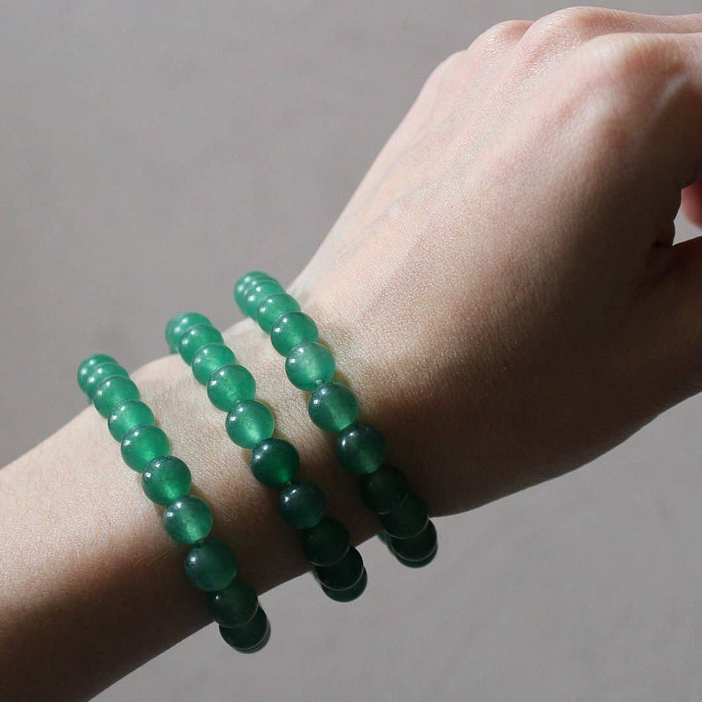 Green Aventurine Bracelet 4mm/6mm/8mm - Crystals & Stones