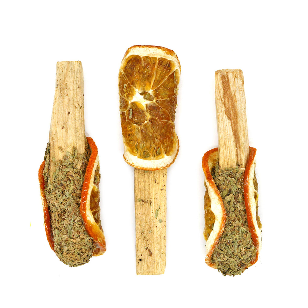 Cedar + Orange Palo Santo Pops (3-4 in.)
