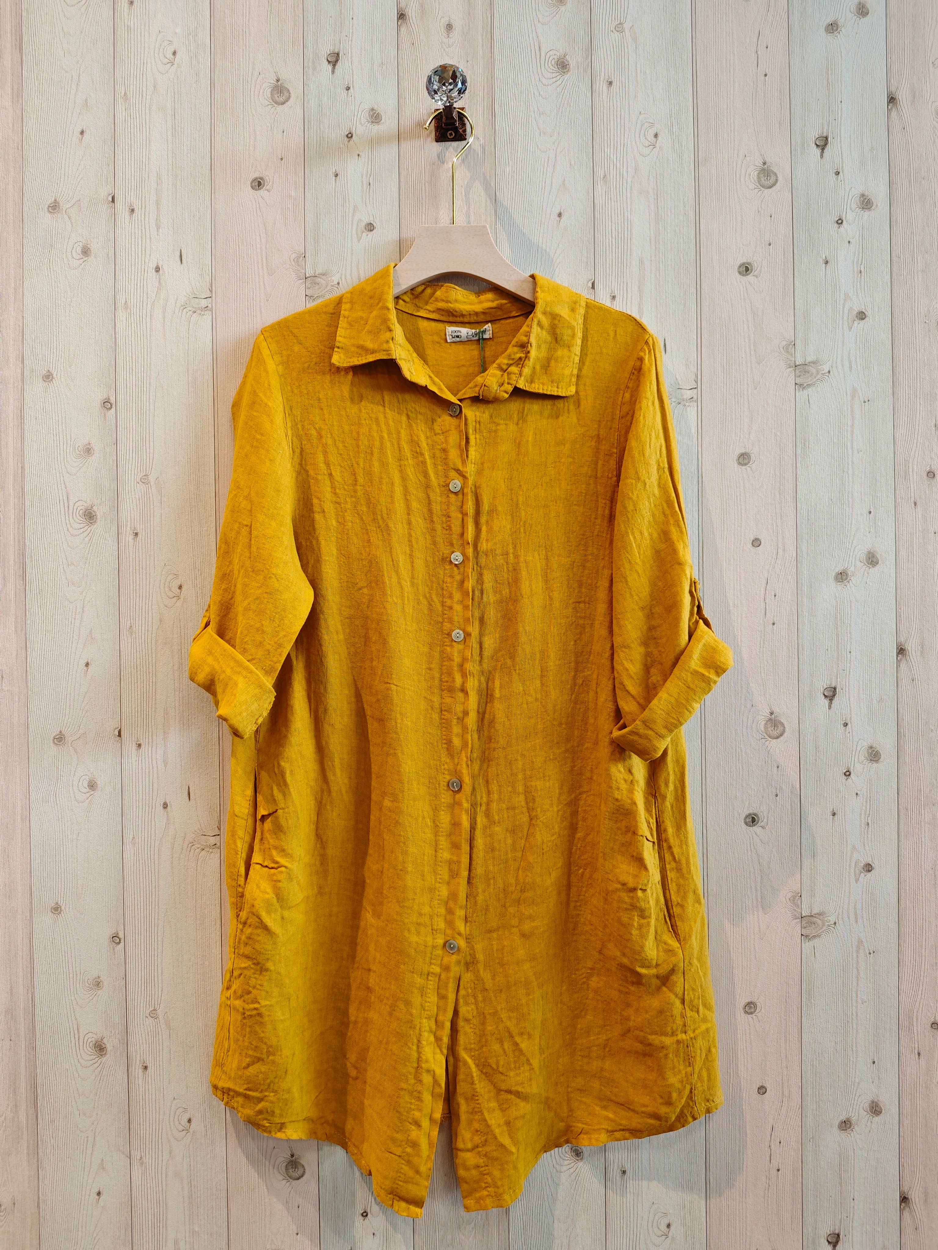 SHORT SHIRT 100% LINEN