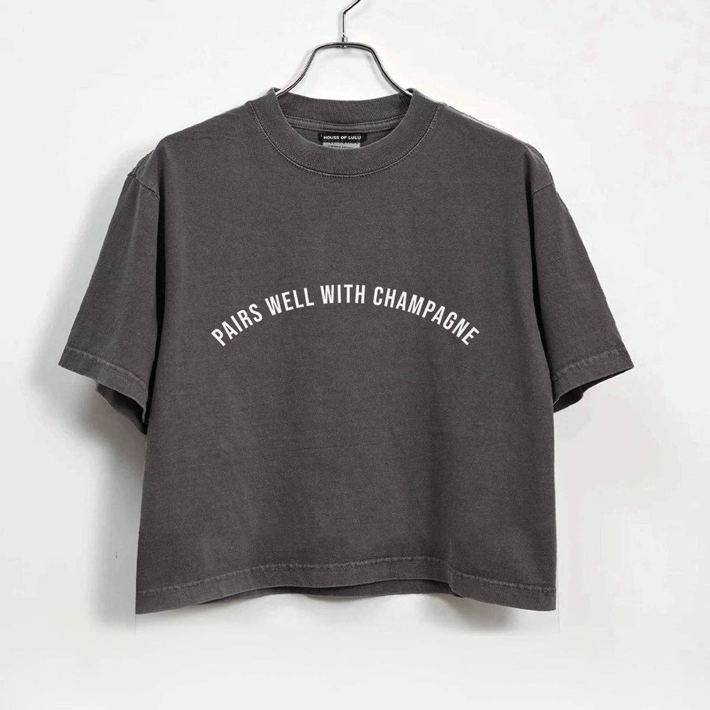 Pairs Well with Champagne® Garment Dye Tee