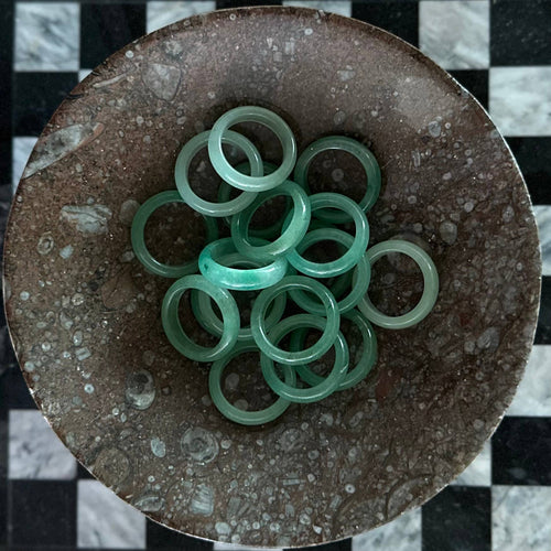 Aventurine Rings -10 pcs (Crystals & Stones)